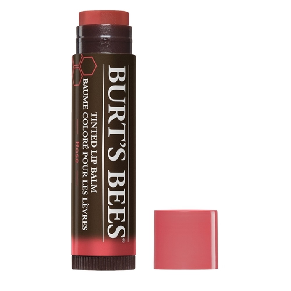 Burt's Bees Lip Shımmer Lip Balm-Rose-Kırmızı